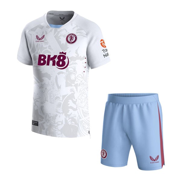 Camiseta Aston Villa Segunda equipo Niño 2023-24
